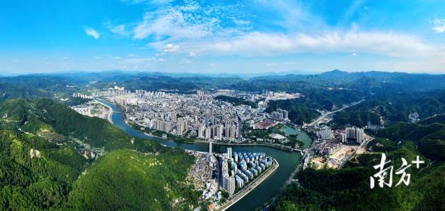 美麗的大埔縣城。餘灝 攝 美麗的大埔縣城。餘灝 攝