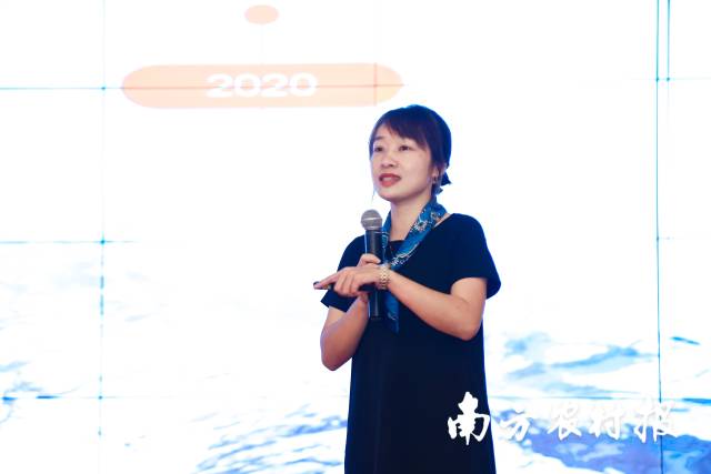 錢大媽集團政企合作負責人、廣東省餐飲服務行業協會副秘書長湯曉枚。 錢大媽集團政企合作負責人、廣東省餐飲服務行業協會副秘書長湯曉枚。