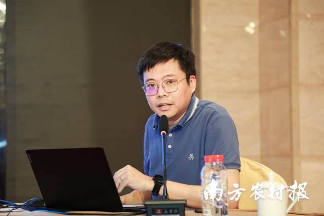 廣東省南方名牌農產品推進中心副主任王周元。 廣東省南方名牌農產品推進中心副主任王周元。