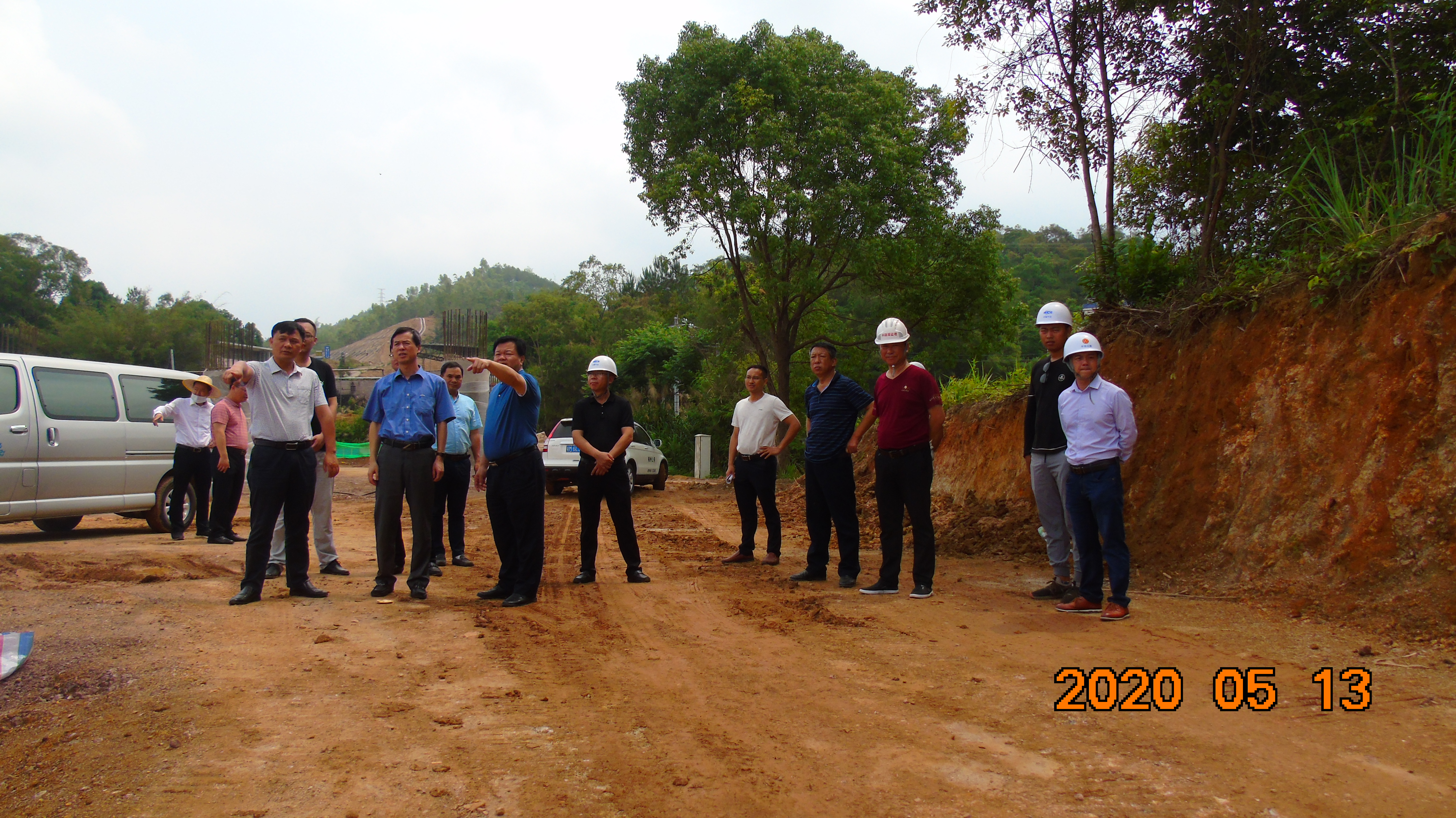到省重點項目國道G206線平遠縣田螺紐至超竹段改建工程施工現場調研項目建設情況.jpg