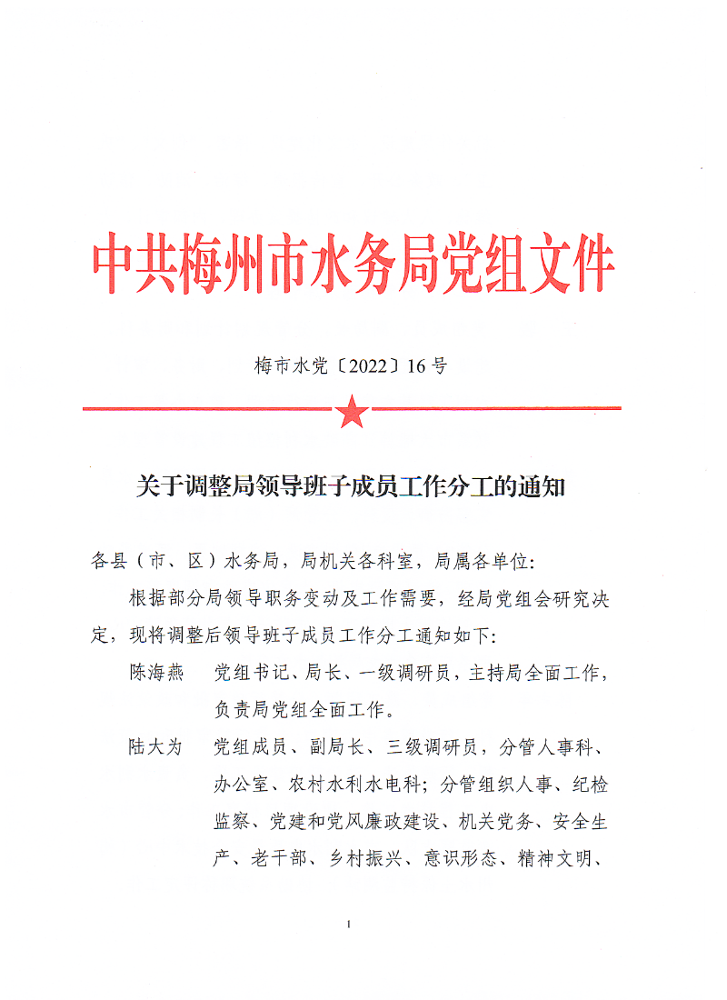 關於調整局領導班子成員工作分工的通知-1.png